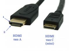 Pinout of HDMI cable and connector, pinout diagram for Hdmi cable, pinout by core colors