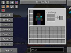 Not Enough Items - all things and crafting recipes Download the mod to watch crafting things